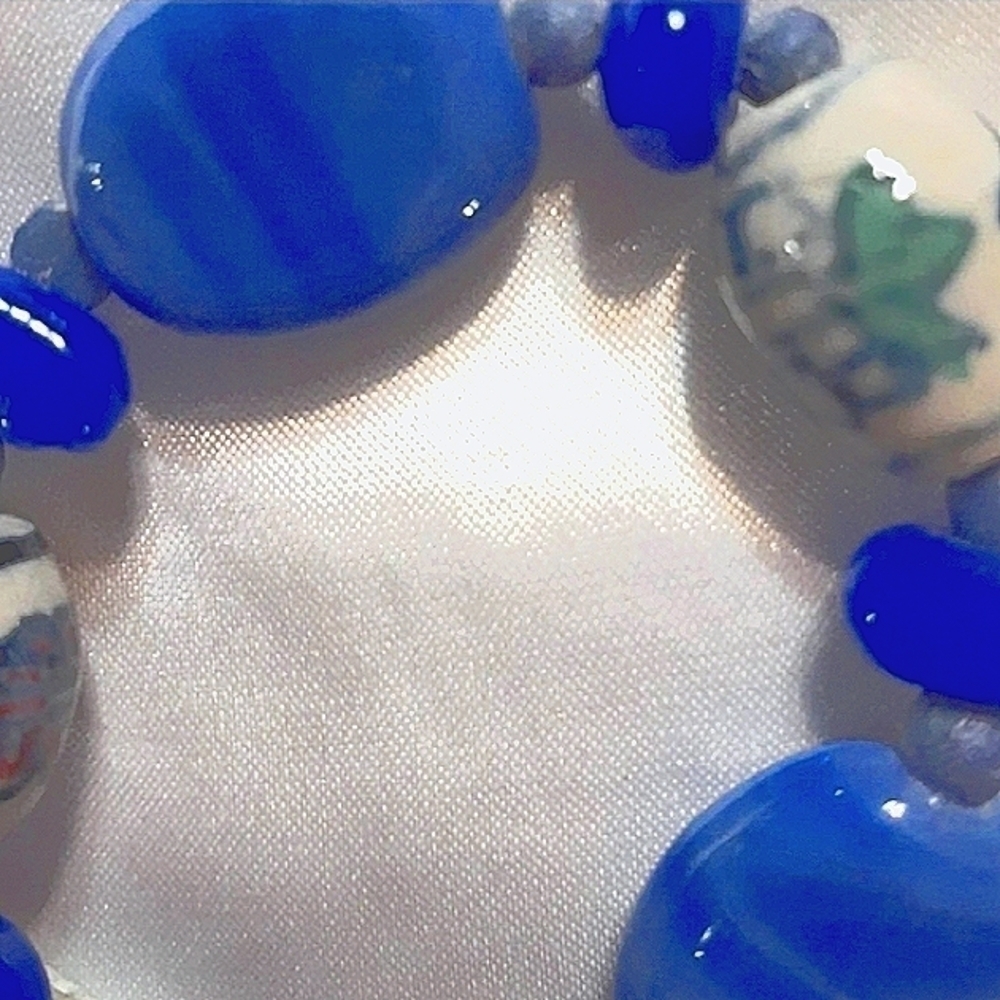 NWT: Original DESIGNER Bracelet of BLUES by Catherine Stein - Picture 5 of 6